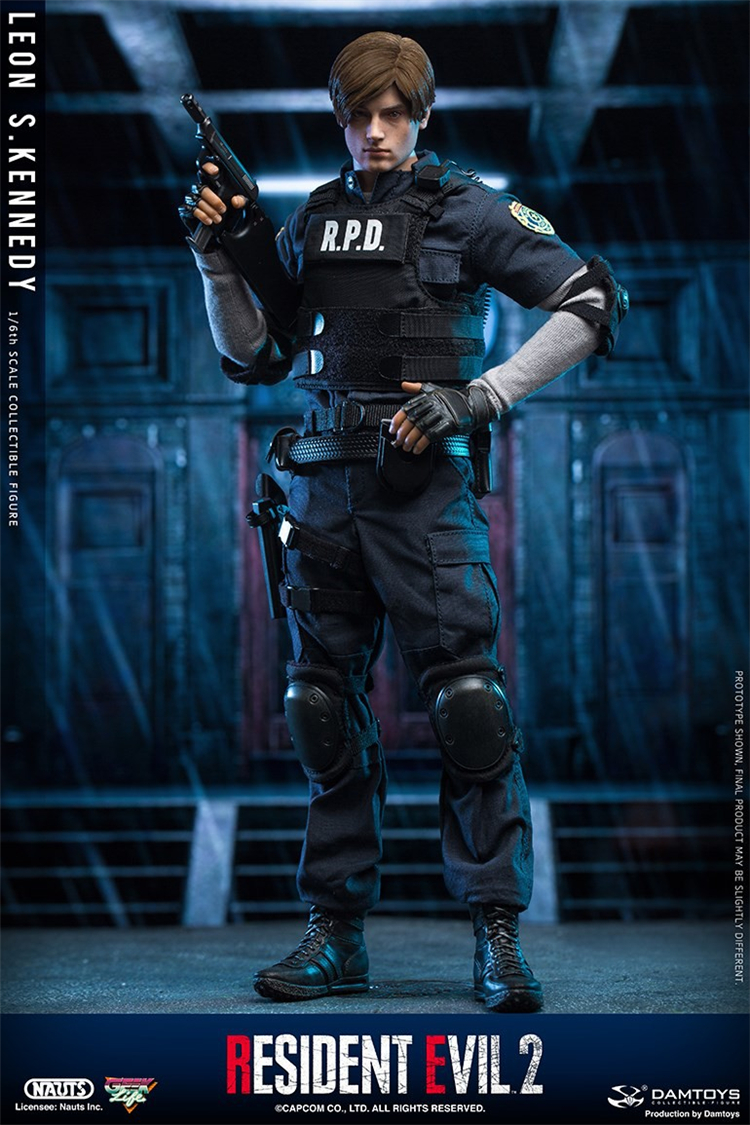 DAMTOYS《生化危机2:重制版》里昂兵人 售价1580元插图7 DAMTOYS 《生化危机2:重制版》里昂兵人 售价1580元
