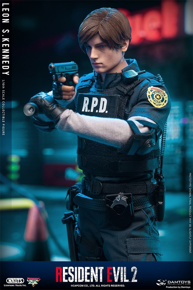 DAMTOYS《生化危机2:重制版》里昂兵人 售价1580元插图10 DAMTOYS 《生化危机2:重制版》里昂兵人 售价1580元