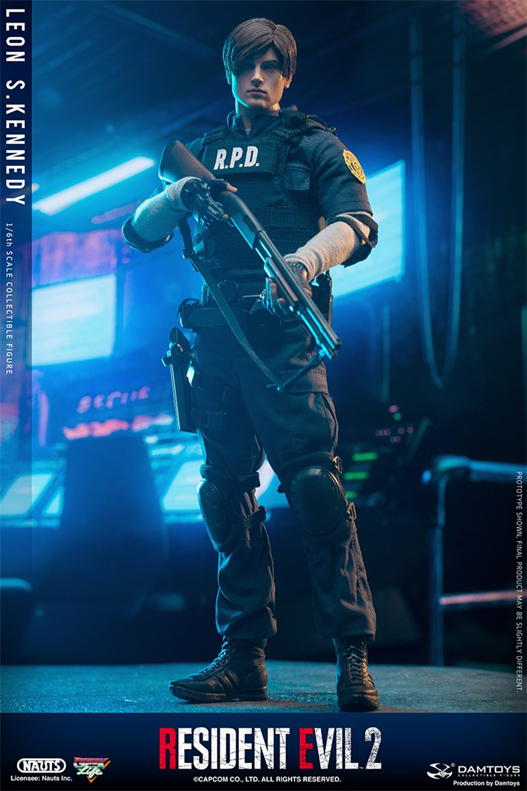 DAMTOYS《生化危机2:重制版》里昂兵人 售价1580元插图19 DAMTOYS 《生化危机2:重制版》里昂兵人 售价1580元