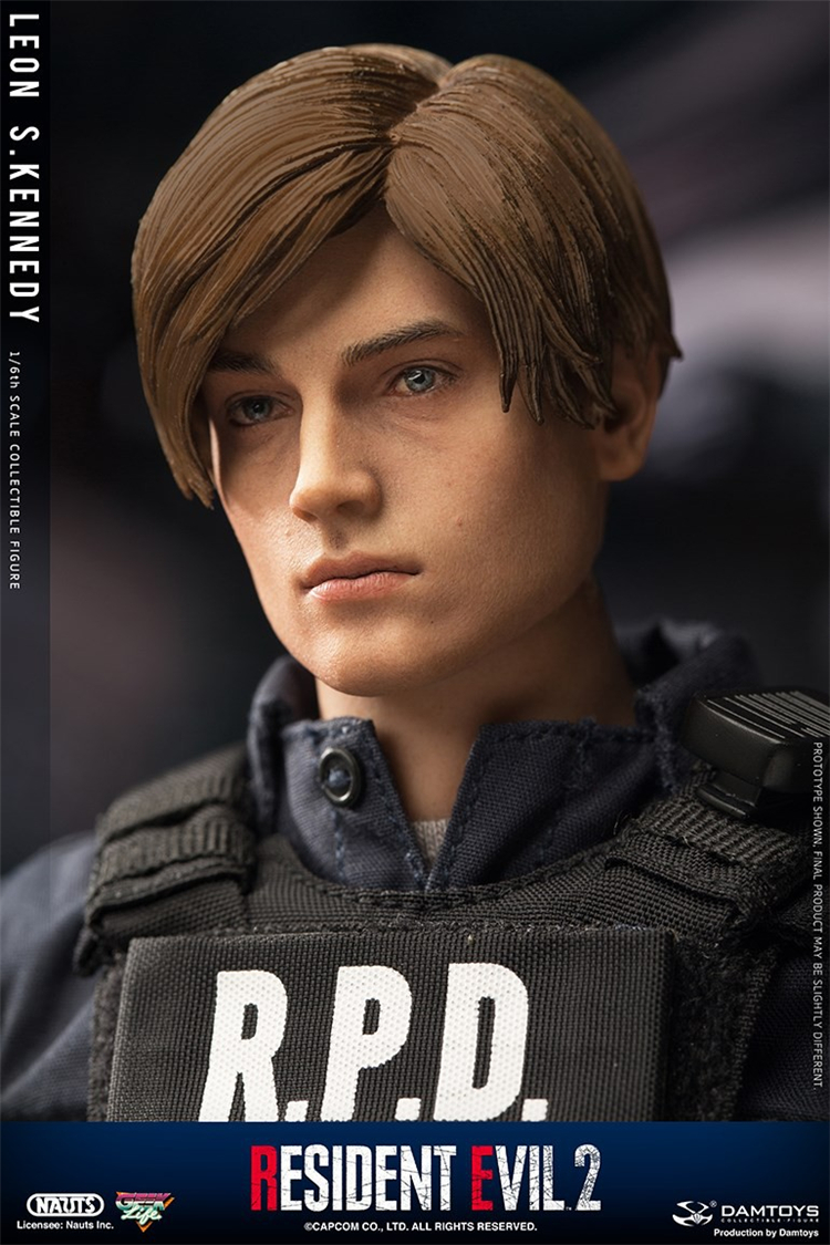 DAMTOYS《生化危机2:重制版》里昂兵人 售价1580元插图26 DAMTOYS 《生化危机2:重制版》里昂兵人 售价1580元