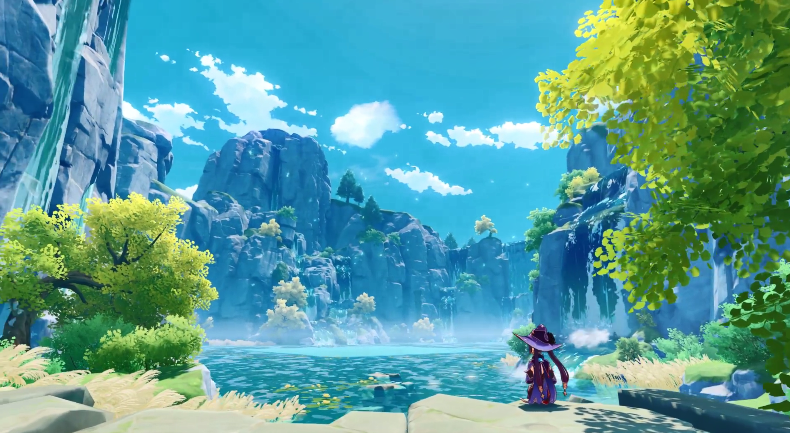 《原神》新角色演示：丝袜占星术士莫娜小姐姐登场