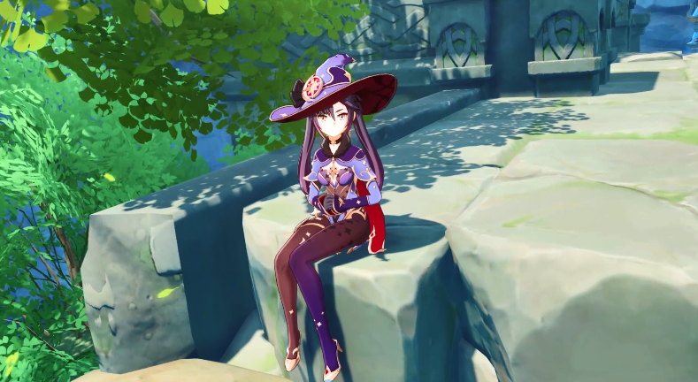 《原神》新角色演示：丝袜占星术士莫娜小姐姐登场