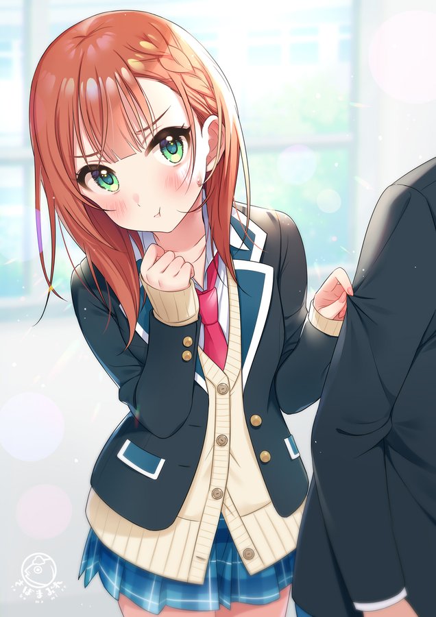 每日好图：日系插画精选-可爱女孩自拍