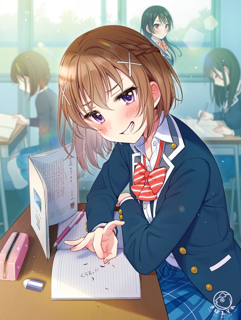 每日好图：日系插画精选-可爱女孩自拍