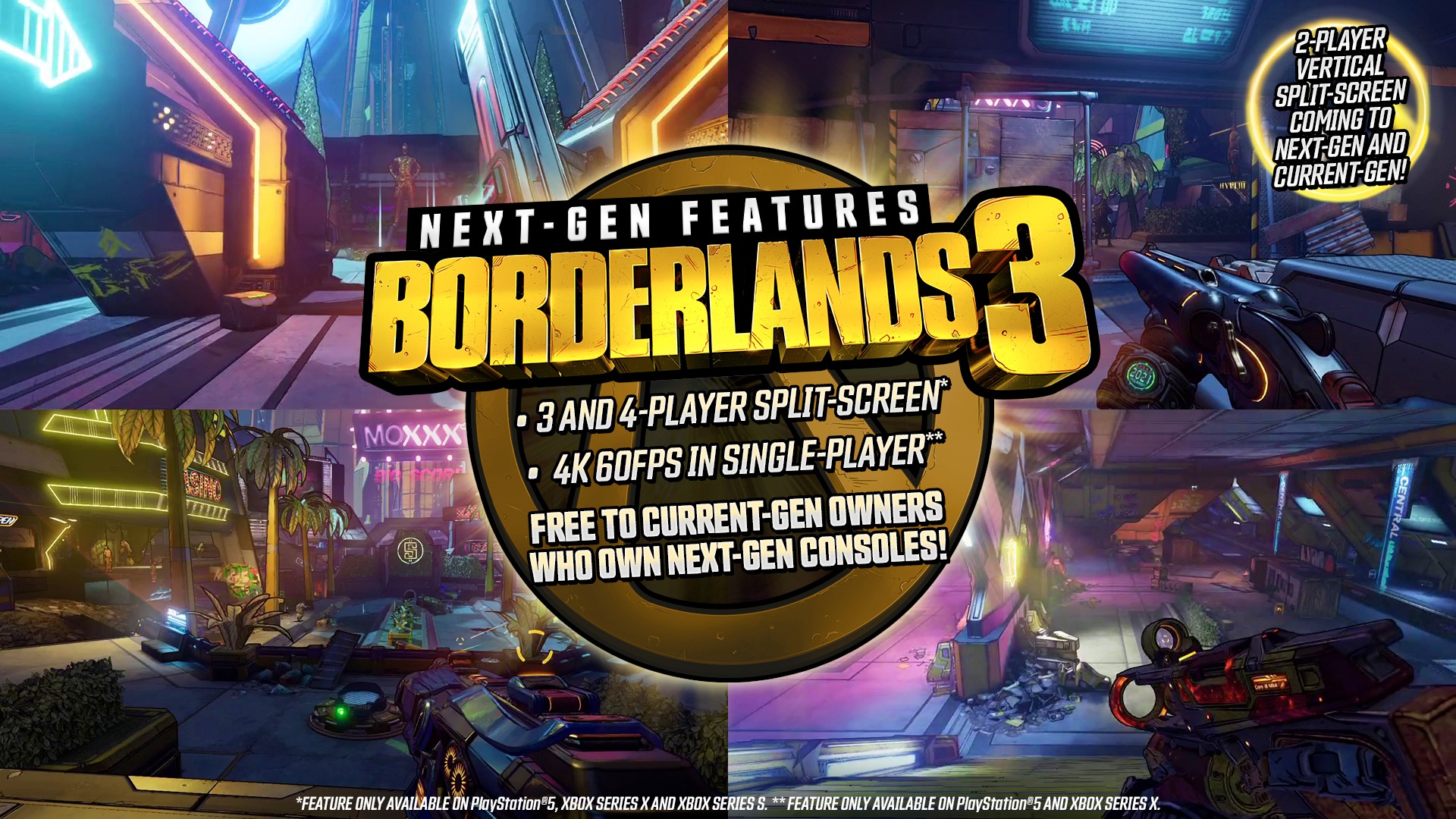 《无主之地3》宣布登陆PS5和Xbox Series 玩家可免费升级插图 《无主之地3》宣布登陆PS5和Xbox Series 玩家可免费升级