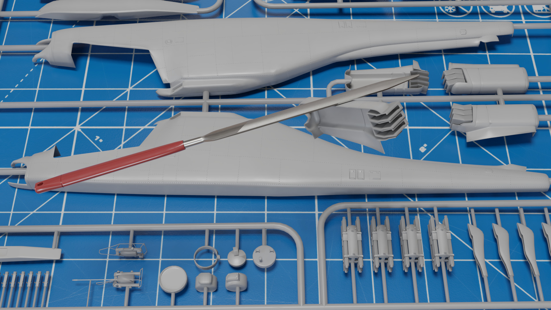 不花钱拼胶!拼装模型模拟器《模型制作》试玩Demo上架Steam插图3 胶佬模拟器《模型制作》免费试玩Demo上架Steam