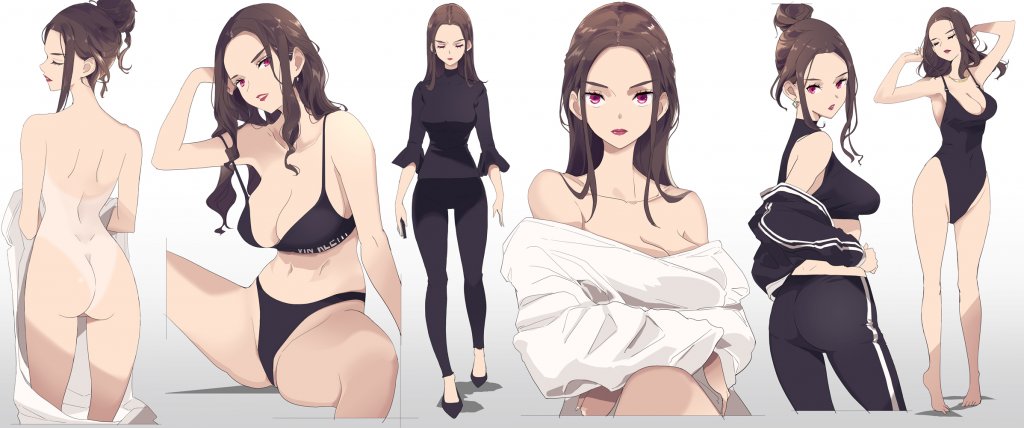 每日好图：成熟女性的魅力！OL风福利插画集