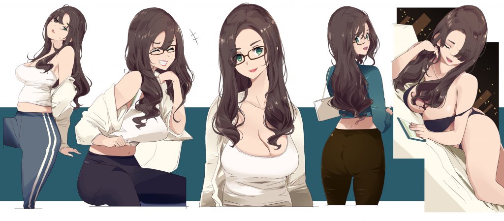 每日好图：成熟女性的魅力！OL风福利插画集