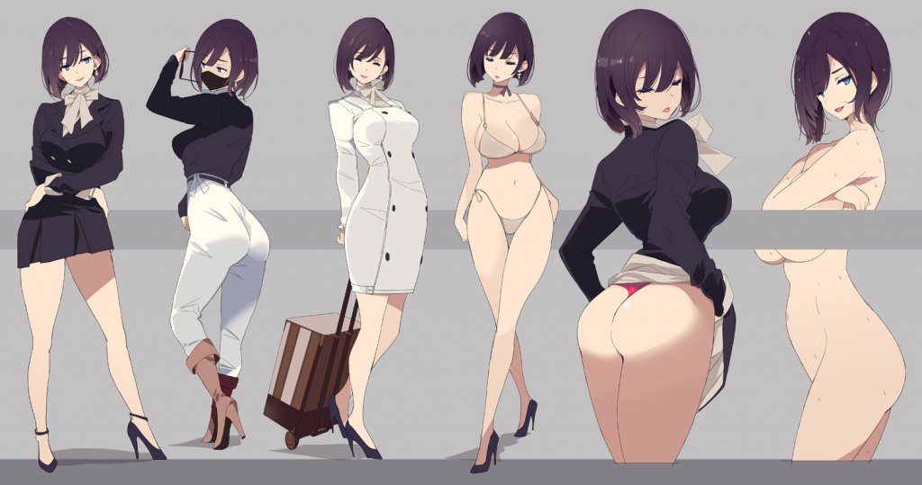 每日好图：成熟女性的魅力！OL风福利插画集 第二弹 HSO