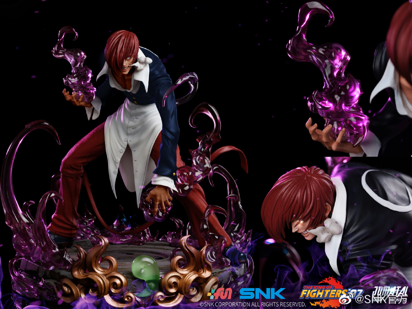 《拳皇97》暴走八神庵1/6雕像预售开启 2580元 限量488个