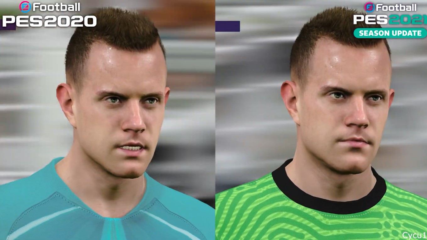 《实况足球2021》vs《实况足球2020》 也没啥变化 确实只是单纯赛季更新