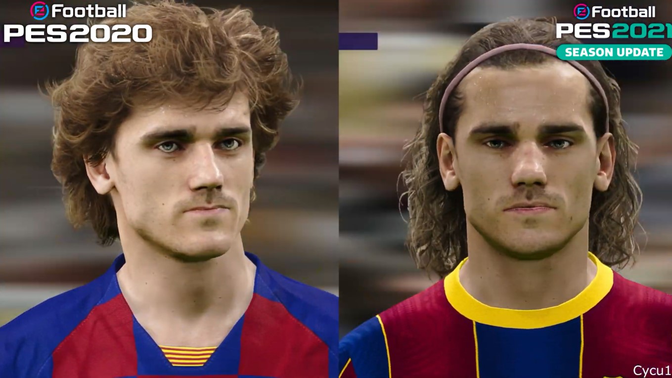 《实况足球2021》vs《实况足球2020》 也没啥变化 确实只是单纯赛季更新