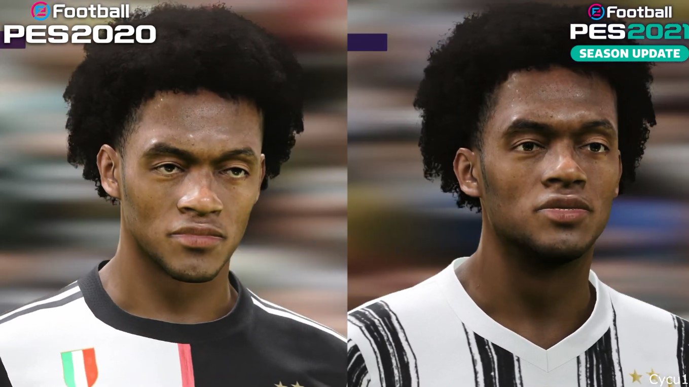 《实况足球2021》vs《实况足球2020》 也没啥变化 确实只是单纯赛季更新