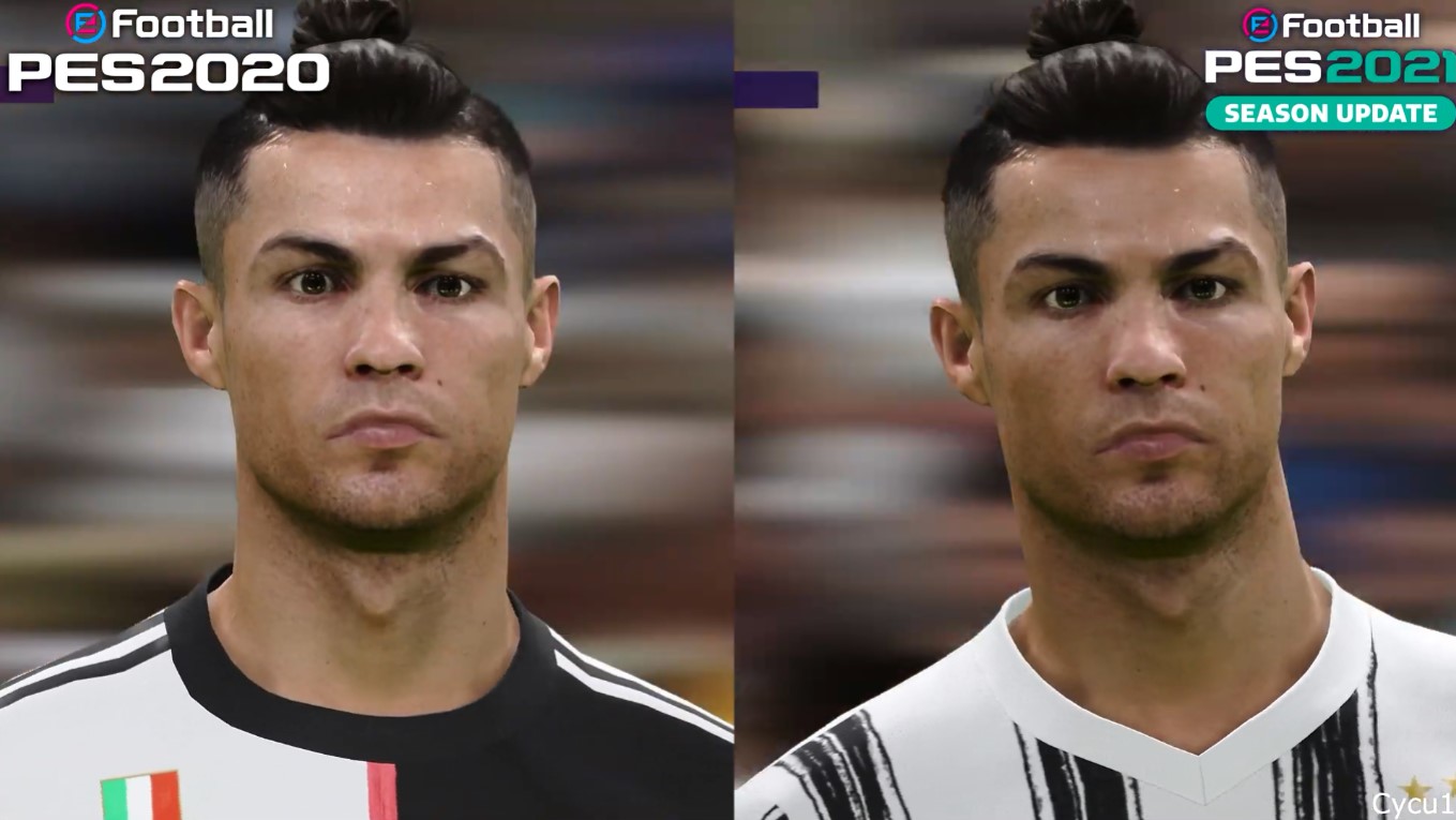 《实况足球2021》vs《实况足球2020》 也没啥变化 确实只是单纯赛季更新