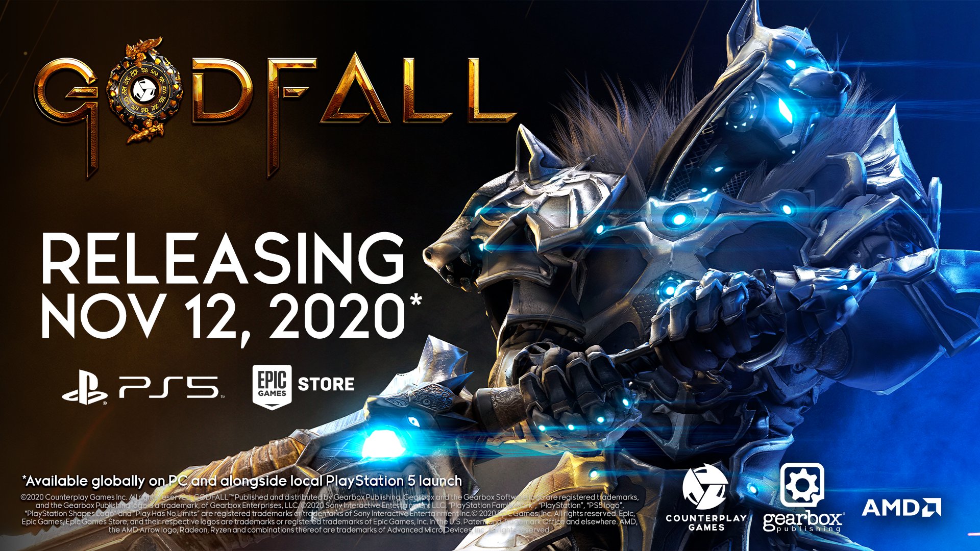 新游《众神陨落GODFALL》发售日确定!11月12号登录EPIC商城插图 次世代ARPG《众神陨落》将于11月12日发售 迎接挑战