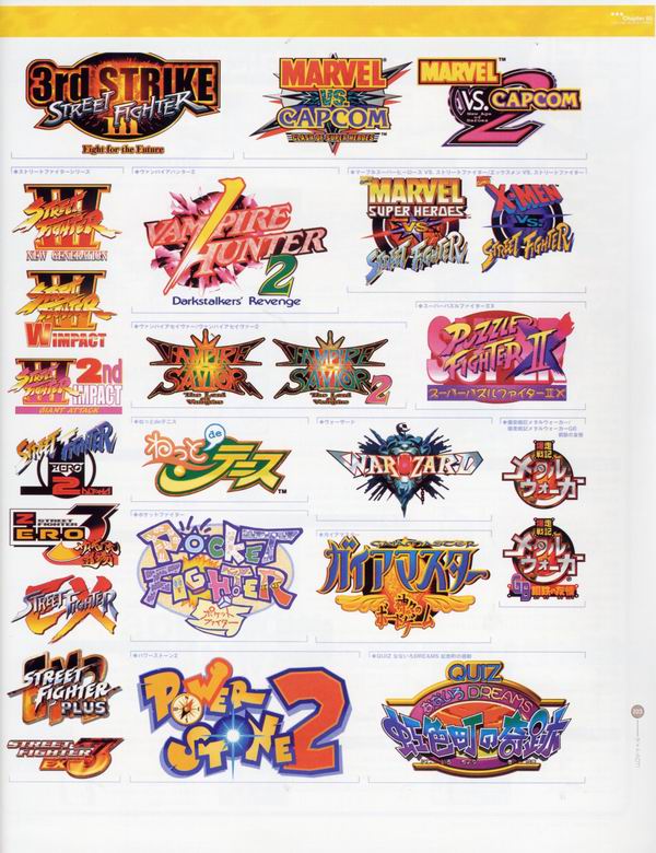 每日好图：经典！CAPCOM游戏角色设定集 【capcom_design_works】完整版242页！