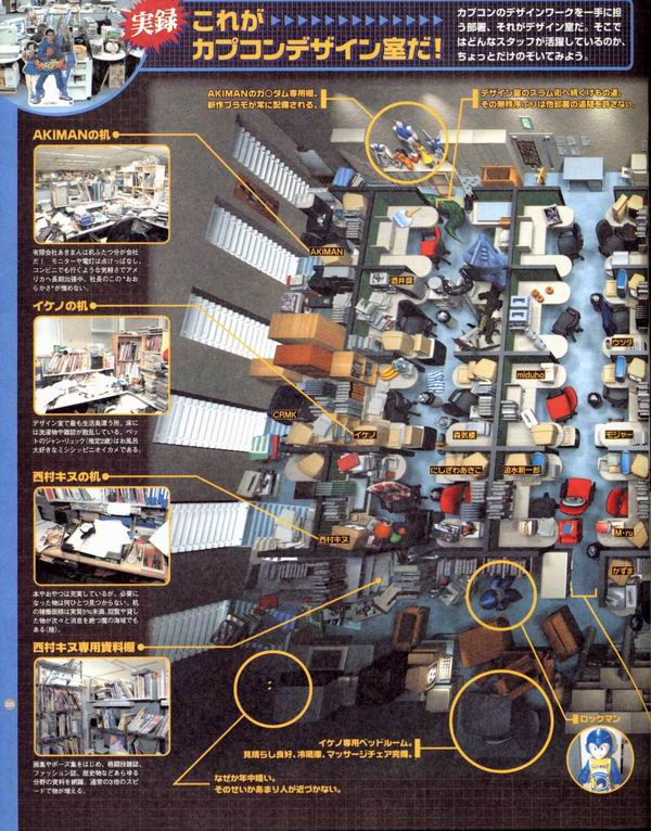 每日好图：经典！CAPCOM游戏角色设定集 【capcom_design_works】完整版242页！