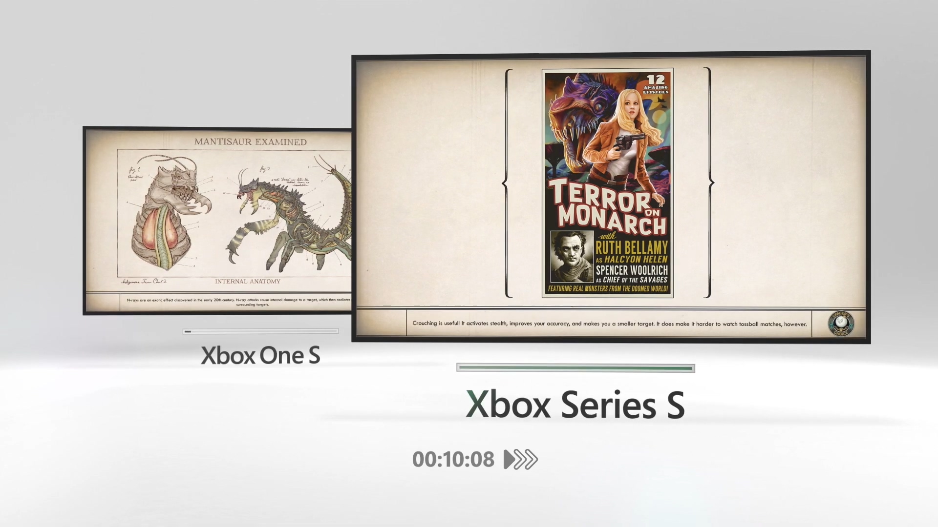 XSS加载时间宣传影像 载入《天外世界》比X1S快了42秒