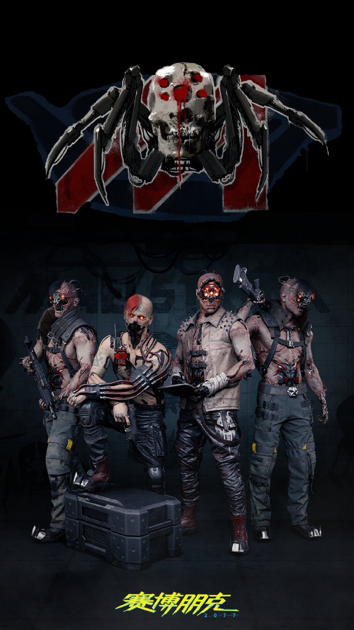 《赛博朋克2077》帮派壁纸欣赏  你最喜欢哪个帮派?