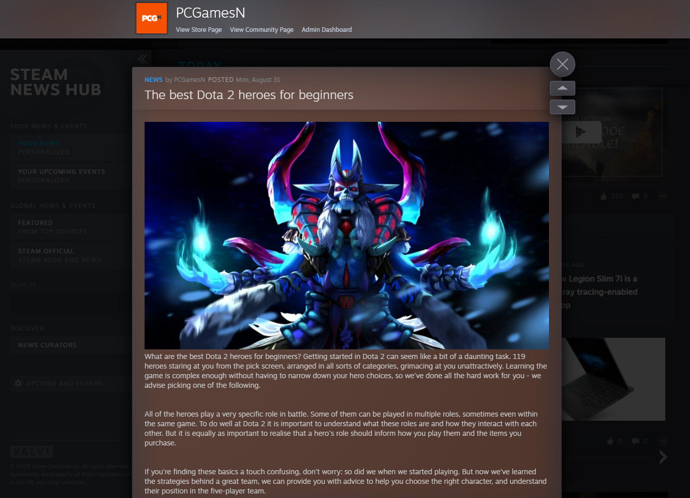 游戏挑花眼?Steam实验室009号实验“新闻中心”新信息公布,支持个性化定制插图2 Steam实验室新闻中心已近完工 支持玩家个性化选择