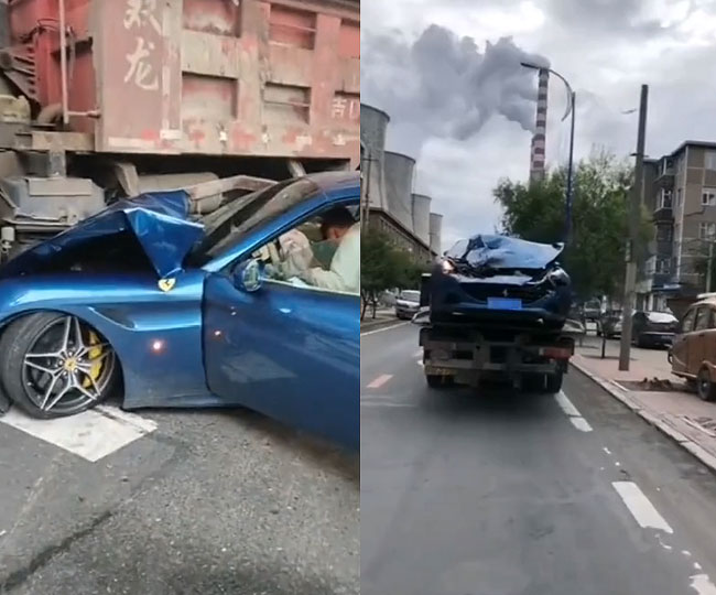 长春翻斗车法拉利相撞,女车主斗鱼主播乖婷儿回应,好烦啊千万别借车插图1 长春翻斗车法拉利相撞,女车主斗鱼主播乖婷儿回应,好烦啊千万别借车