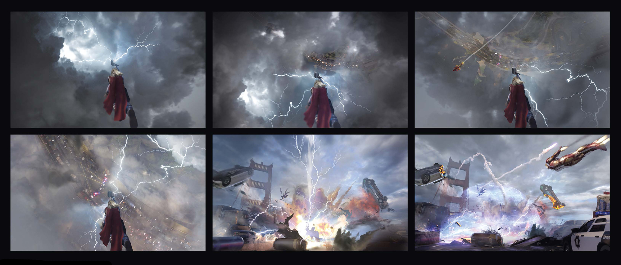 《漫威复仇者联盟》概念原画赏析 游戏分镜稿公开