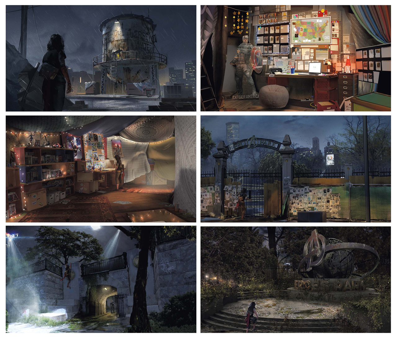 《漫威复仇者联盟》概念原画赏析 游戏分镜稿公开