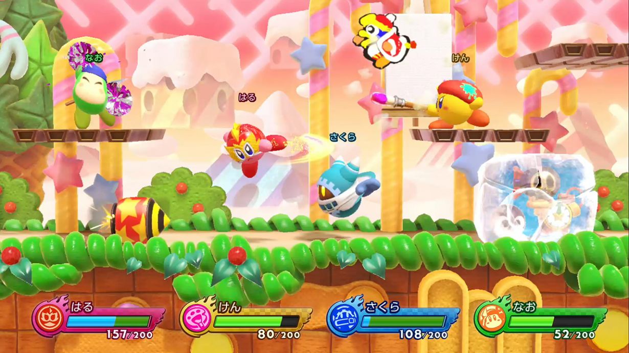 星之卡比大乱斗!NS格斗游戏《卡比群星战2(Kirby Fighters 2)》今日发售插图5 Switch《卡比群星战2》正式发售 定价129港币支持中文
