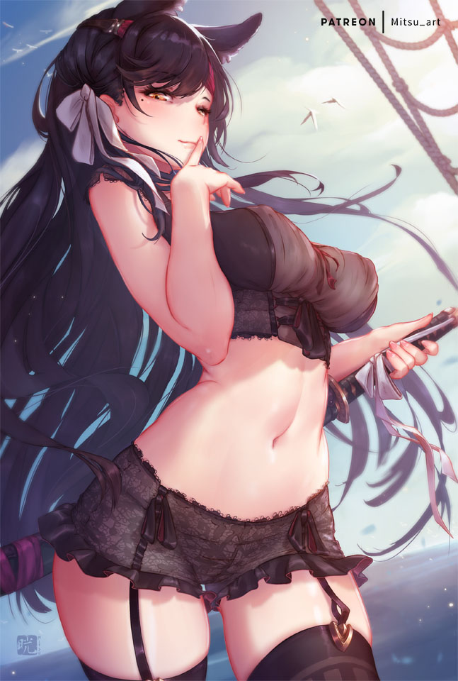 每日好图：二次元美臀桃尻~