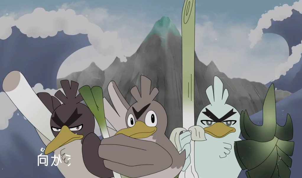 宝可梦官方发布大葱鸭数葱之歌 致敬最爱的大葱