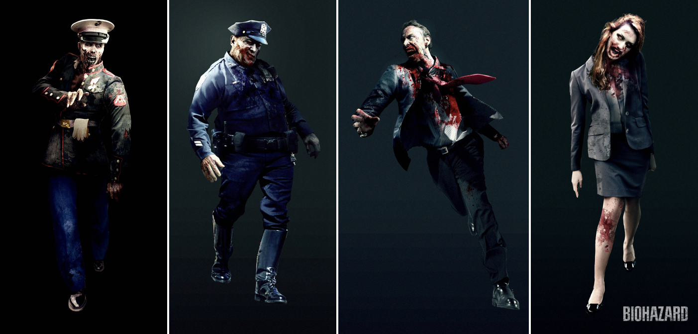 CG动画《生化危机：无限黑暗》概念原画 多种丧尸公开