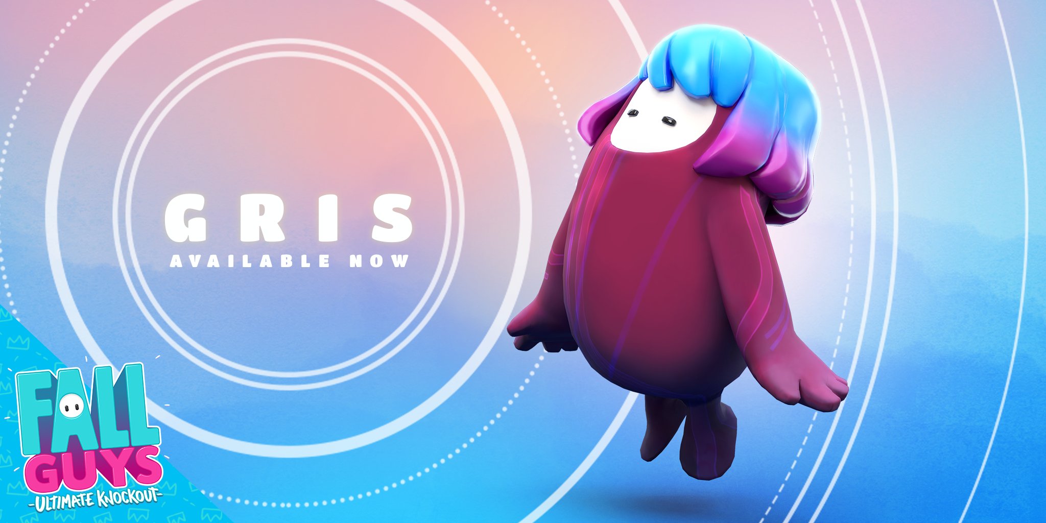 《糖豆人》与《Gris》联动新皮肤,炫彩发型上线插图 《糖豆人》联动《Gris》新皮肤 炫彩小可爱现已上线