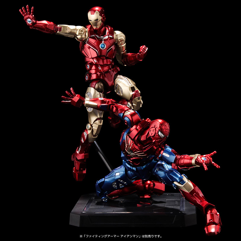千值练“Fighting Armor”钢铁蜘蛛侠  预售开启 售价598RMB插图13 千值练 钢铁蜘蛛侠 可动人偶开启预订 售价约600元