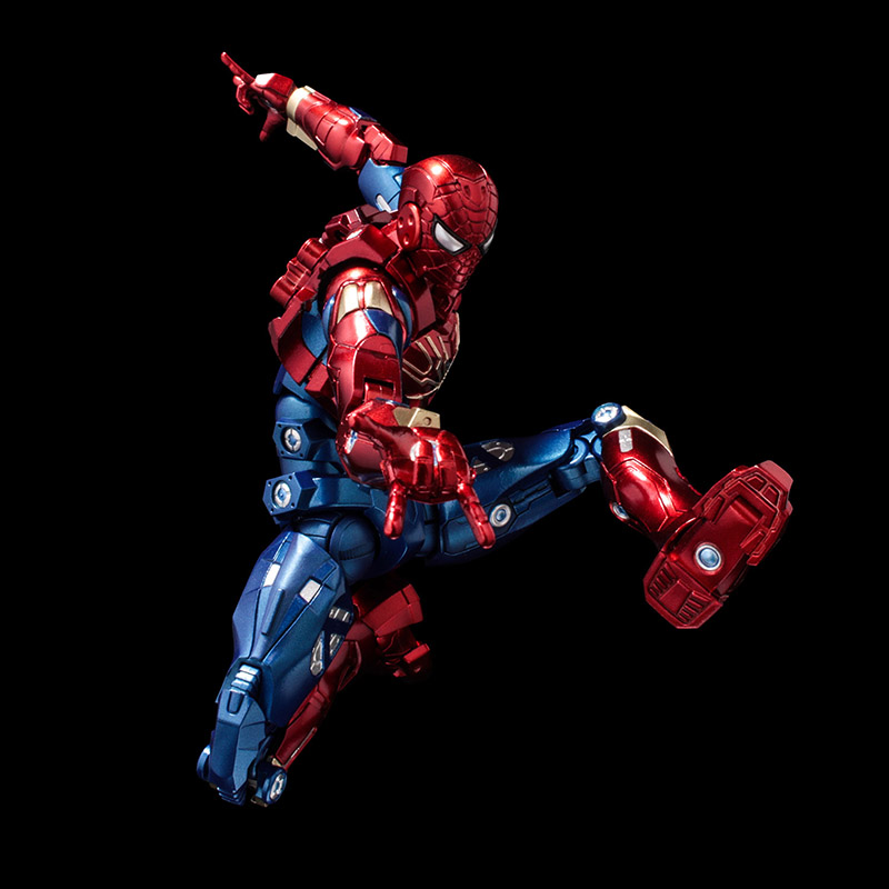 千值练“Fighting Armor”钢铁蜘蛛侠  预售开启 售价598RMB插图9 千值练 钢铁蜘蛛侠 可动人偶开启预订 售价约600元