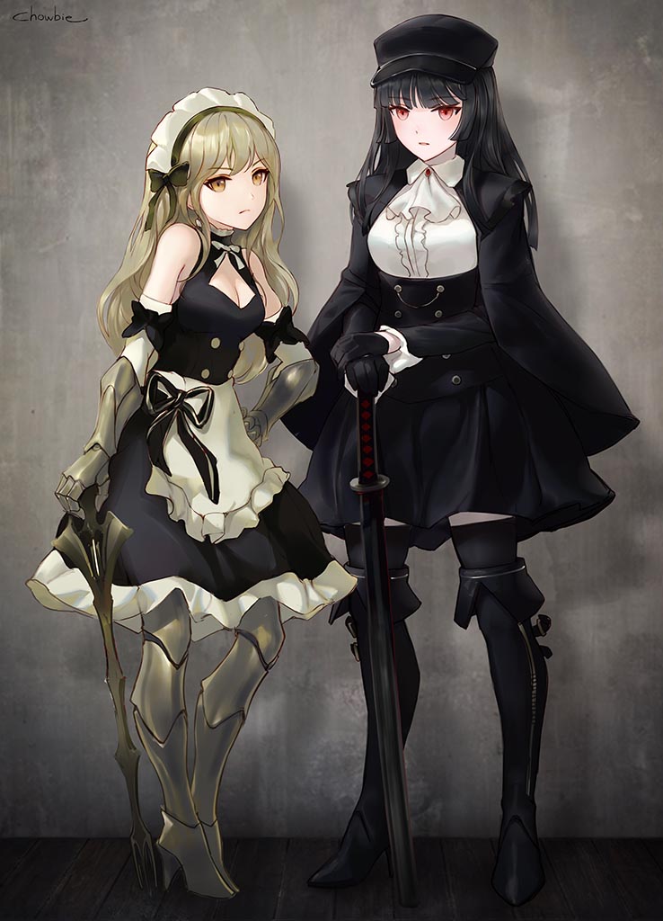 每日好图：女仆姐姐！画师Chowbie插画集 2