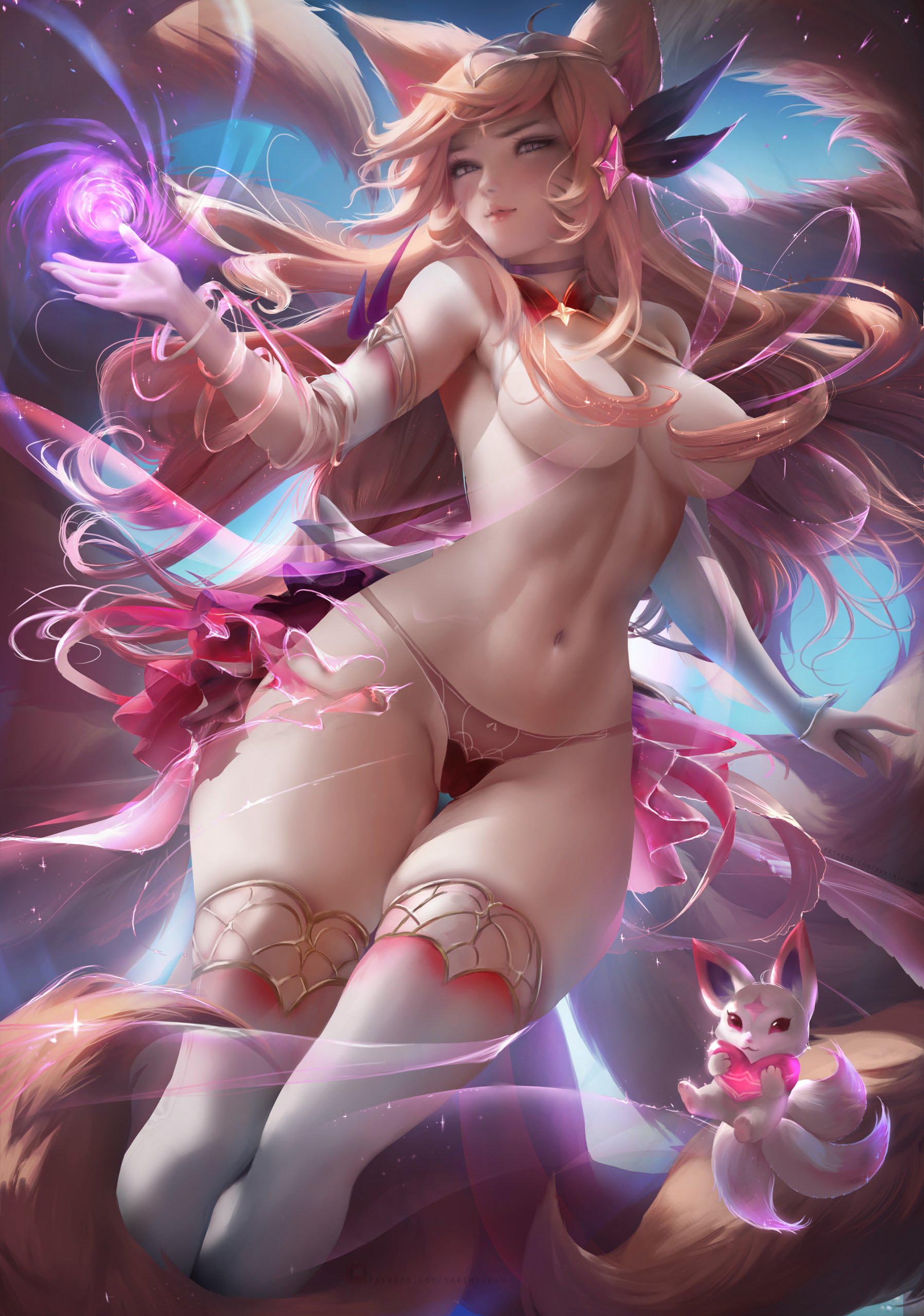 每日好图：SAKIMICHAN插画福利精选 （废话不说，开冲！）