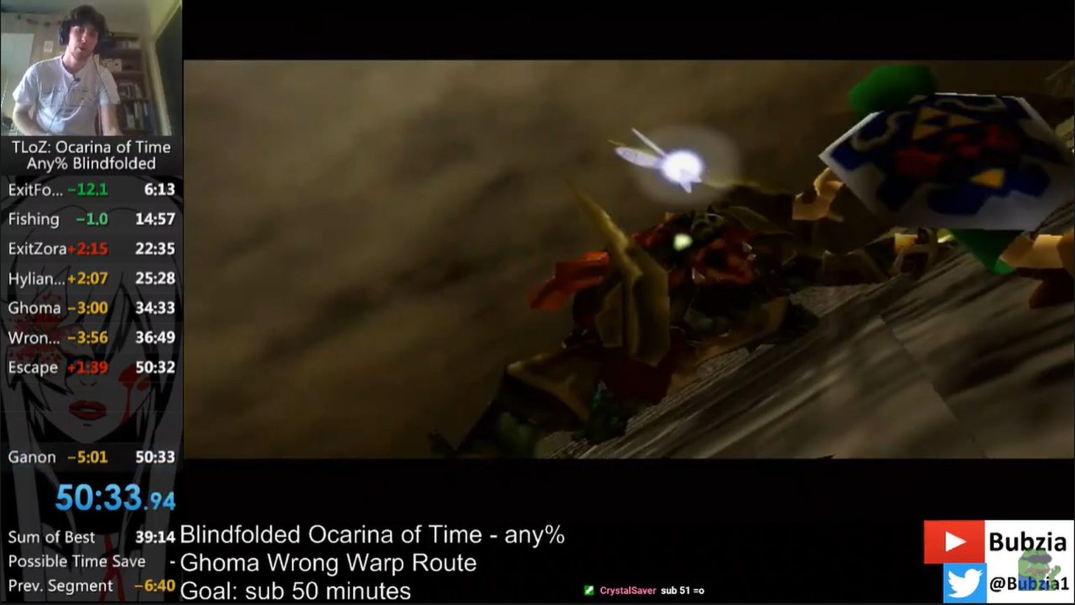 电子竞技不需要视力?玩家蒙眼玩《塞尔达传说》一小时内就通关插图2 电子竞技不需要视力?玩家蒙眼玩《塞尔达传说》一小时内就通关