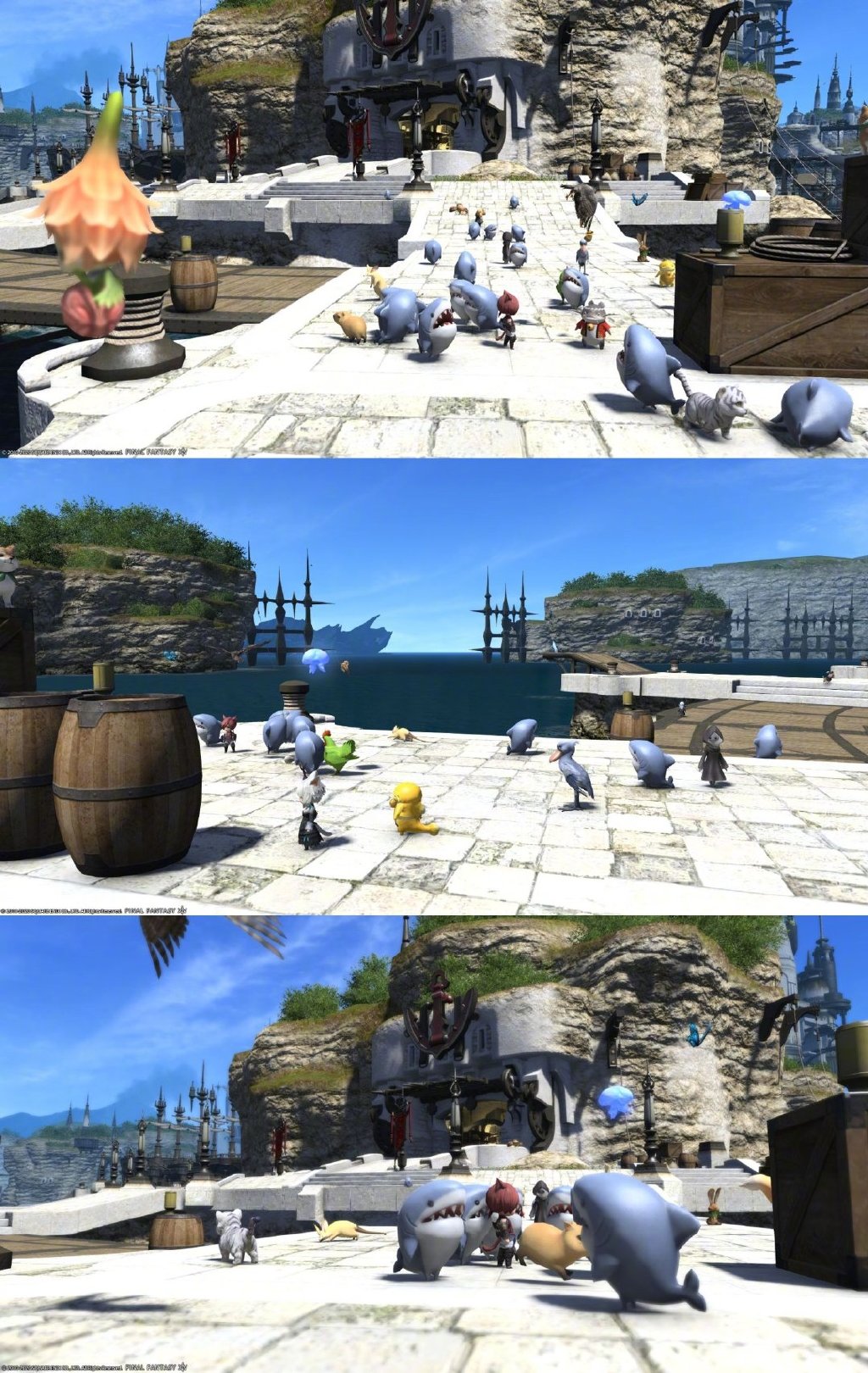 周边：最终幻想14小宠物   鲨鱼指挥官、莫莫拉·莫拉  布偶化