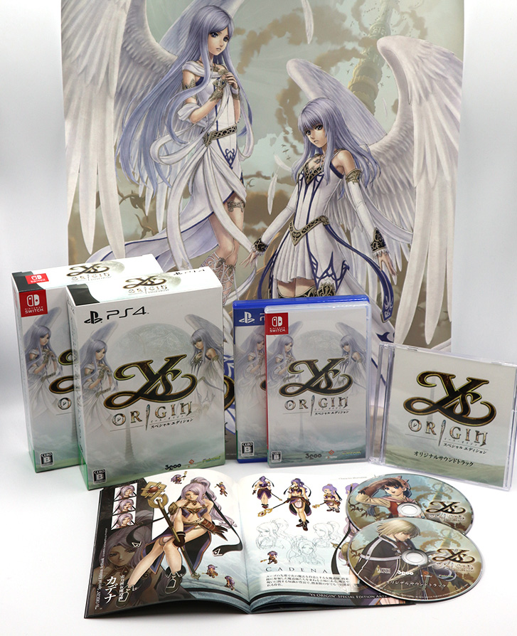 《伊苏:起源》特别版(PS4/NS平台)今日发售,盒装版带设定集插图1 《伊苏:起源》特别版登陆Switch/PS4发售 演示预告公开