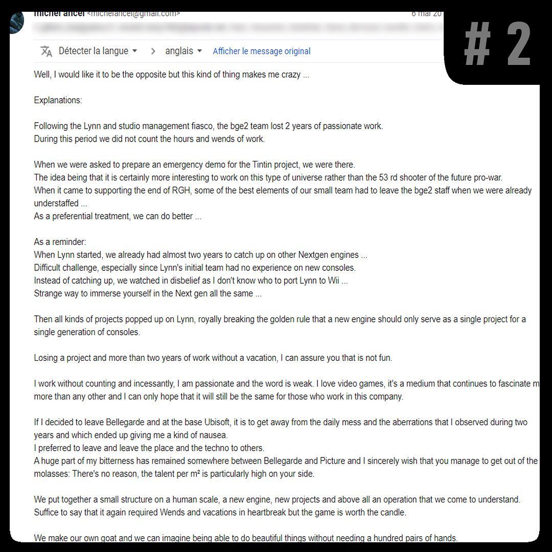 《超越善恶2》离职总监回应批评:他们嫉妒了我十年!插图3 《超越善恶2》离职总监回应批评:他们嫉妒了我10年
