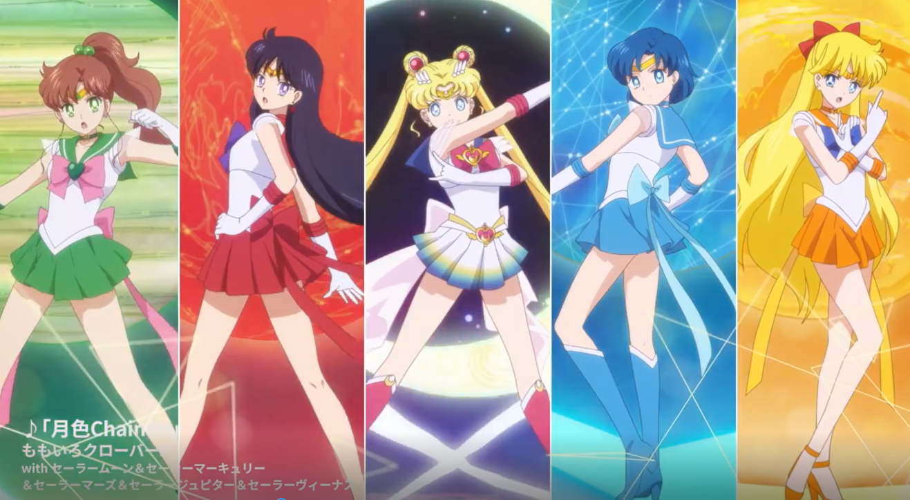 新剧场版《美少女战士Eternal》桃草演唱主题曲——“月色Chainon” PV公开 ,明年1月2月上下两部连续上映插图1 《美少女战士Eternal》主题曲《月色Chainon》公开