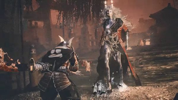 《仁王2》平安京讨魔传妖怪演示 为自己点蜡的强力女妖