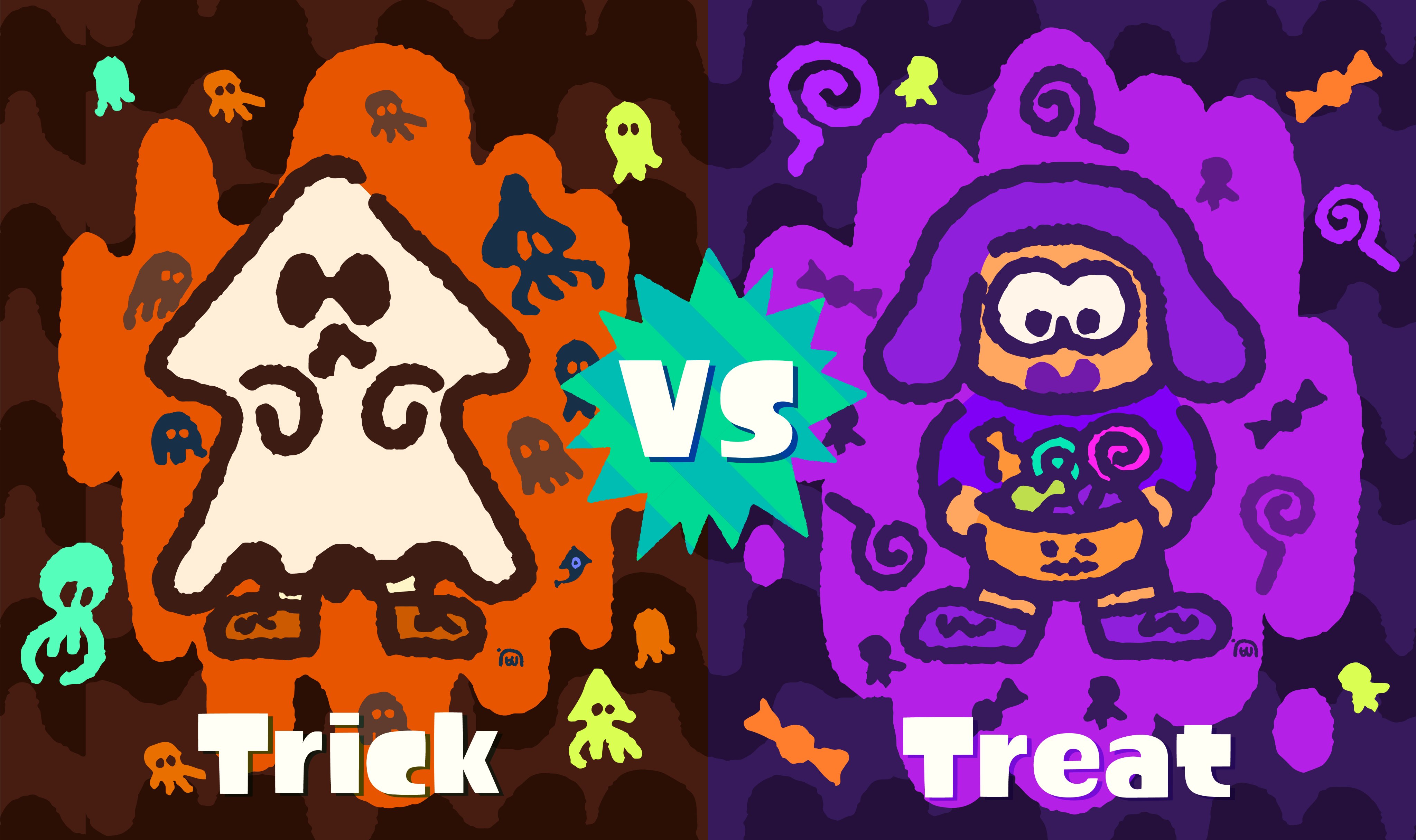 《喷射战士2(Splatoon2)》10月30号开启万圣节活动,能获得搞怪装饰插图1 捣蛋还是给糖?《喷射战士2》万圣节活动即将开启
