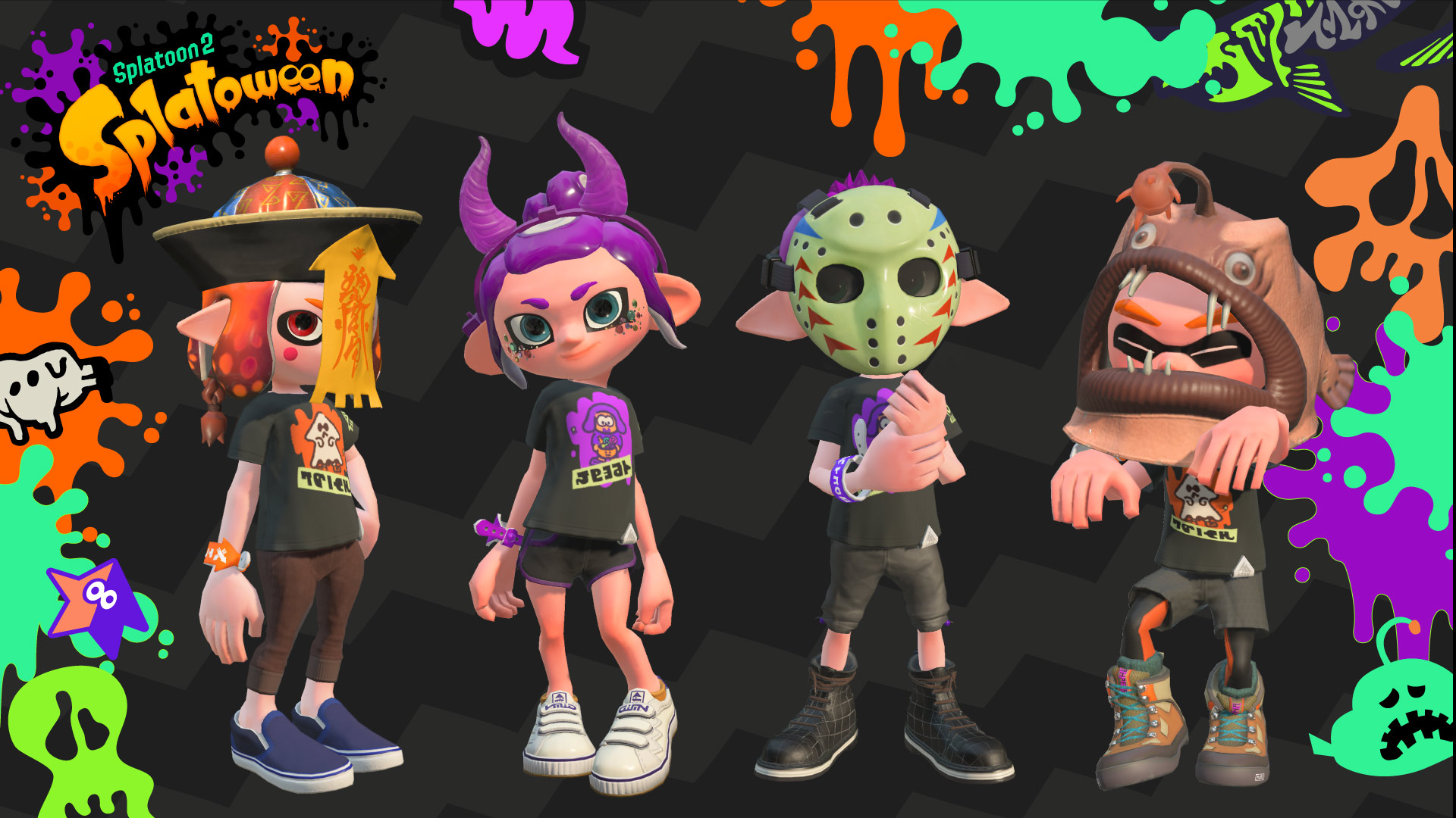 《喷射战士2(Splatoon2)》10月30号开启万圣节活动,能获得搞怪装饰插图2 捣蛋还是给糖?《喷射战士2》万圣节活动即将开启