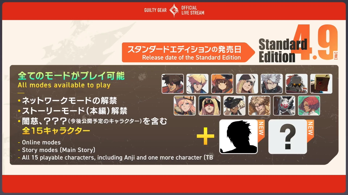 《罪恶装备：STRIVE》2021年4月9日正式发售