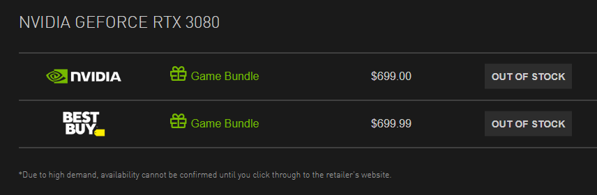 RTX 3080/3090公版卡全球断货!国内彻底无望插图 RTX 3080/3090公版卡全球断货!国内彻底无望
