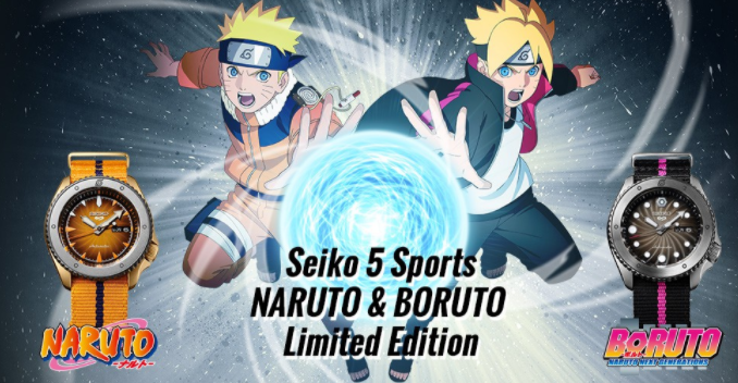 精工推出多款《火影忍者》联动腕表 鸣人佐助博人纷纷登场
