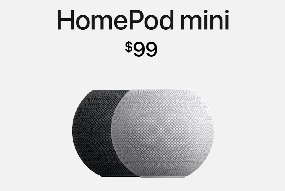 苹果发布高性价比的“HomePod mini”智能音箱插图4 苹果发布小尺寸又低价的“HomePod mini”智能音箱