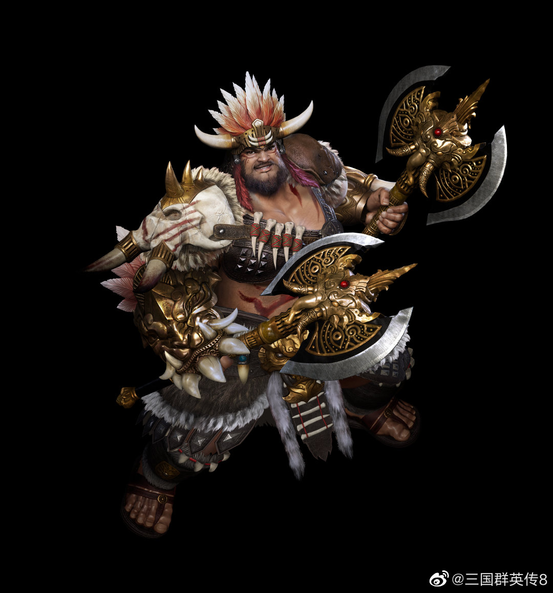 《三国群英传8》官方微博公布新武将立绘!插图1 《三国群英传8》新武将立绘图 快来猜猜武将名字