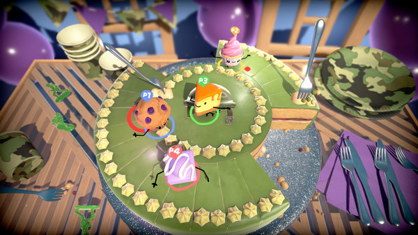 又一款“派对动物”?蛋糕互殴游戏《Cake Bash》登录STEAM,售价70元插图2 欢乐向派对新游《Cake Bash》登陆Steam 支持中文